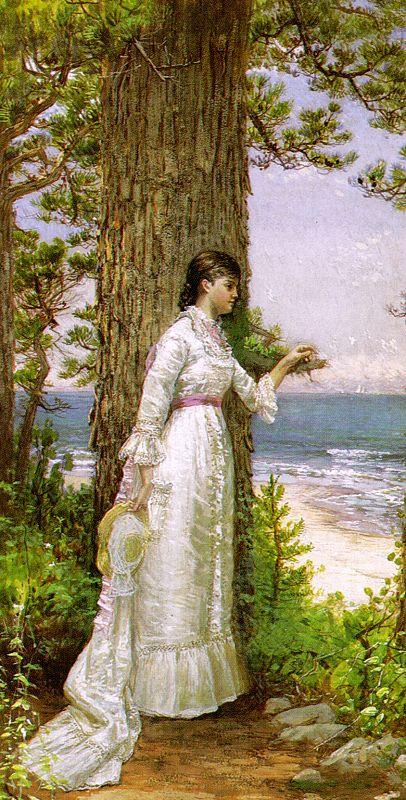 Alfred Thompson Bricher Under The Seaside Tree China oil painting art